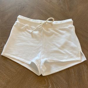 NIA sweatpant shorts white M